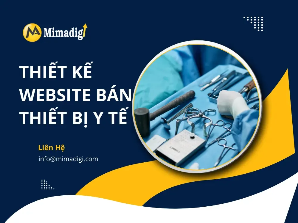 Thiết kế website bán thiết bị y tế
