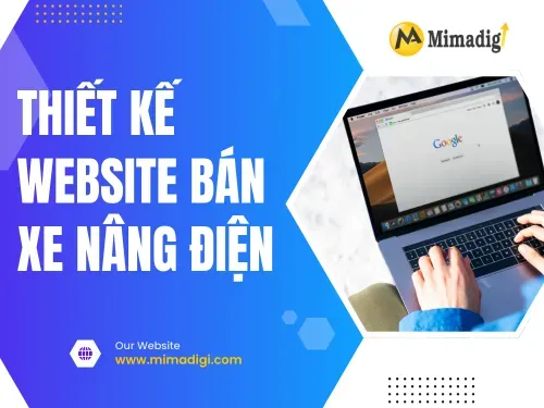 Thiết kế website bán xe nâng điện