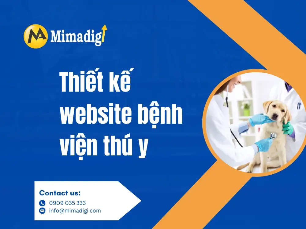 Thiết kế website bệnh viện thú y