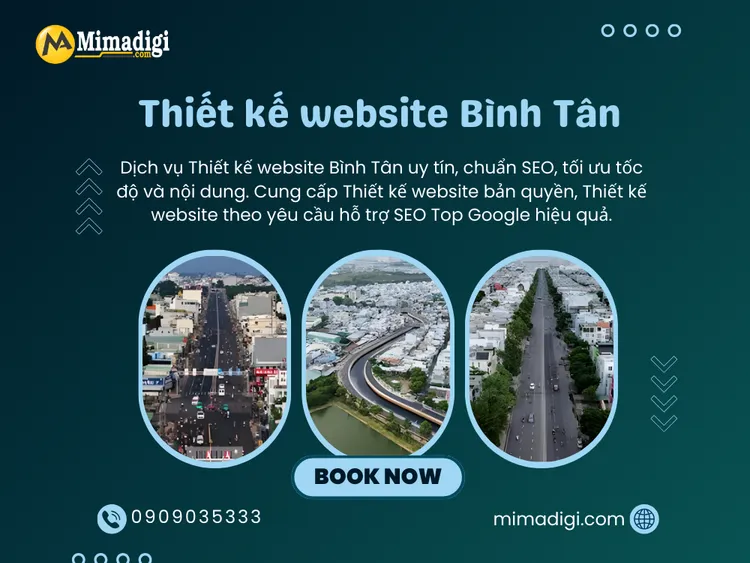 Thiết Kế Website Bình Tân Chuyên Nghiệp