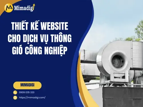 Thiết kế website dịch vụ thông gió công nghiệp