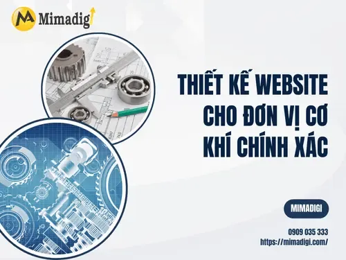 Thiết kế website đơn vị cơ khí chính xác