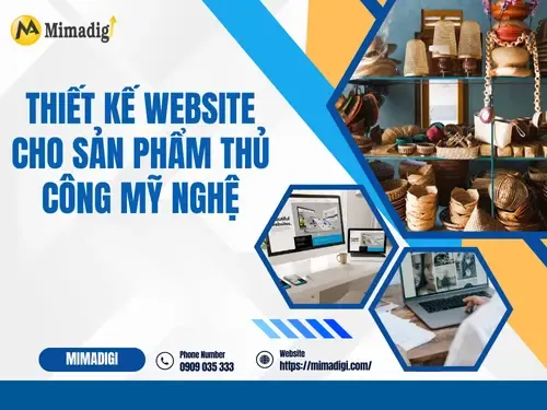 Thiết kế website sản phẩm thủ công mỹ nghệ