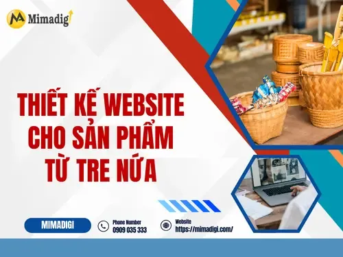 Thiết kế website sản phẩm từ tre nứa