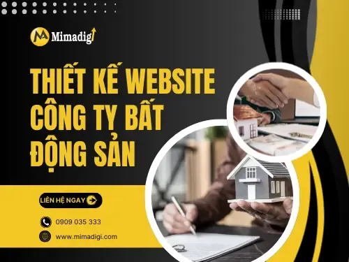 Thiết kế website công ty bất động sản