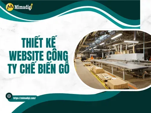 Thiết kế website công ty chế biến gỗ
