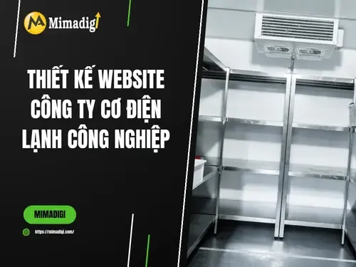 Thiết kế website công ty cơ điện lạnh công nghiệp