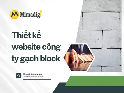 Thiết kế website công ty gạch block