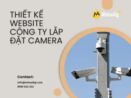 Thiết kế website công ty lắp đặt camera