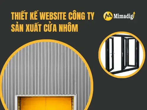Thiết kế website công ty sản xuất cửa nhôm