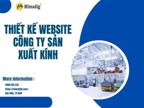 Thiết kế website công ty sản xuất kính