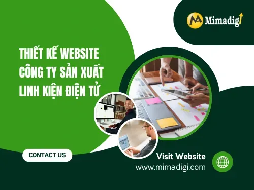 Thiết kế website công ty sản xuất linh kiện điện tử