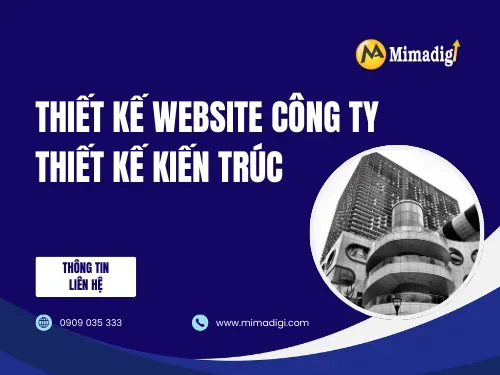 Thiết kế website công ty thiết kế kiến trúc 