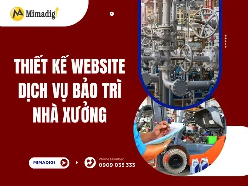 Thiết kế website dịch vụ bảo trì nhà xưởng