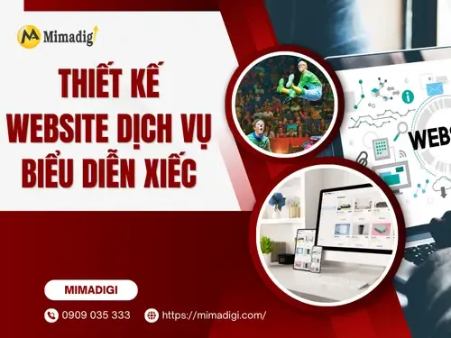 Thiết kế website dịch vụ biểu diễn xiếc