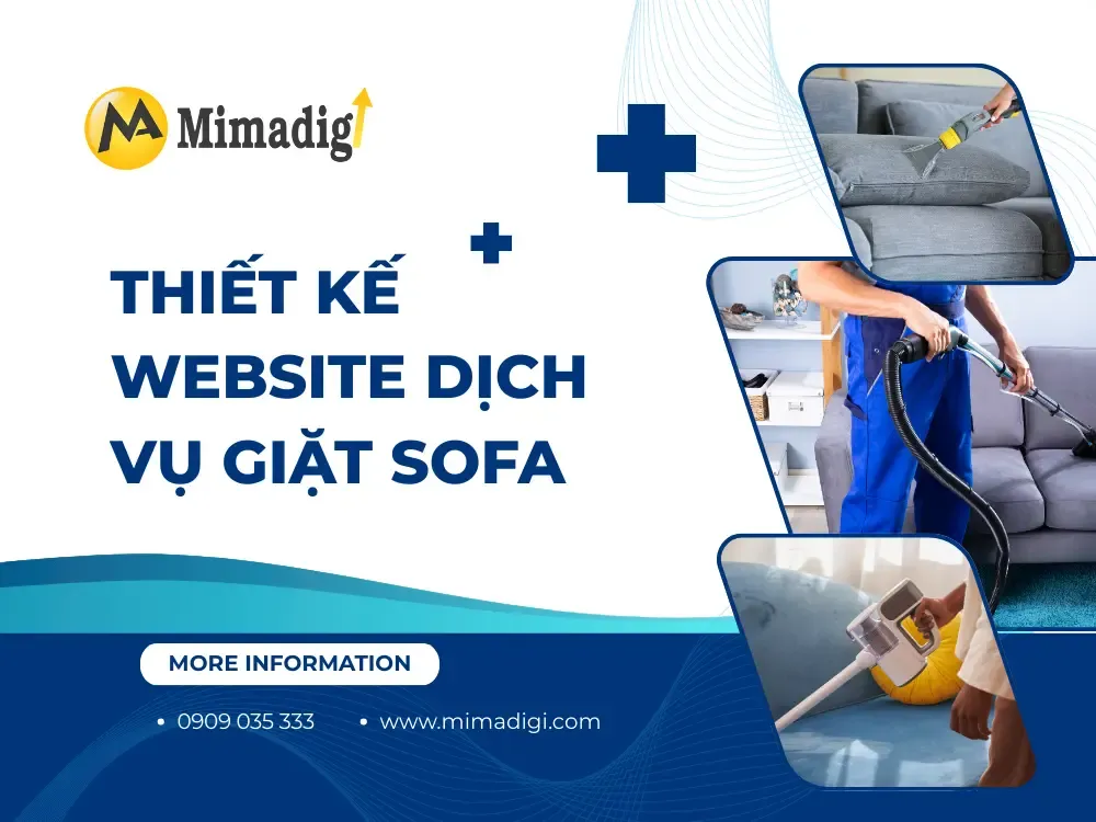 Thiết kế website dịch vụ giặt sofa