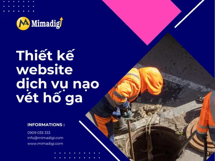 Thiết kế website dịch vụ nạo vét hố ga