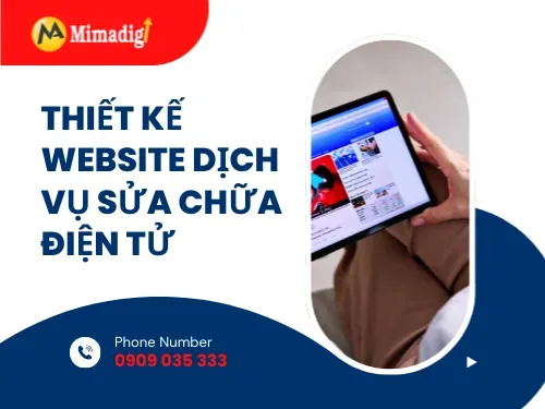 Thiết kế website dịch vụ sửa chữa điện tử