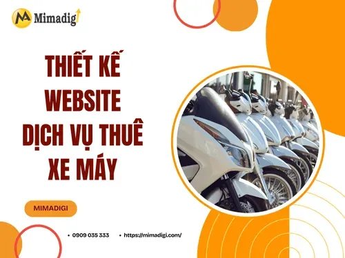 Thiết kế website dịch vụ thuê xe máy