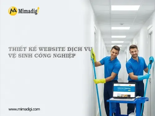 Thiết kế website dịch vụ vệ sinh công nghiệp