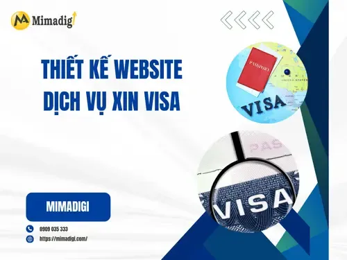 Thiết kế website dịch vụ xin visa
