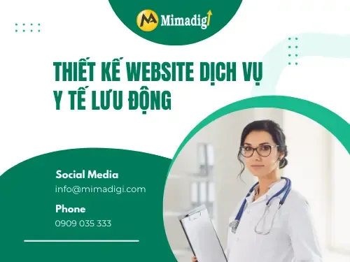 Thiết kế website dịch vụ y tế lưu động
