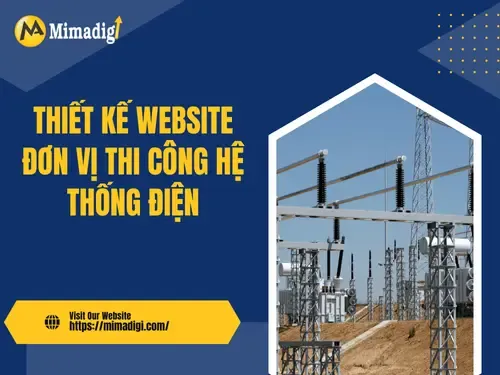 Thiết kế website đơn vị thi công hệ thống điện