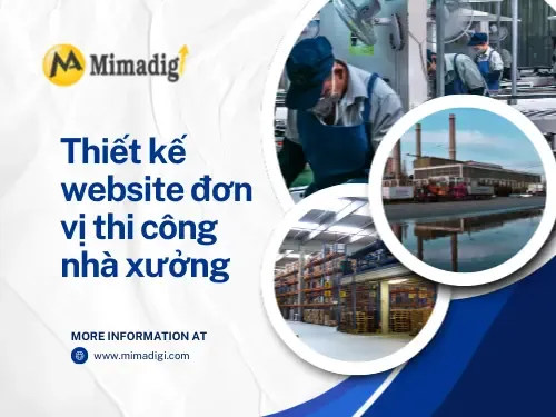 Thiết kế website đơn vị thi công nhà xưởng