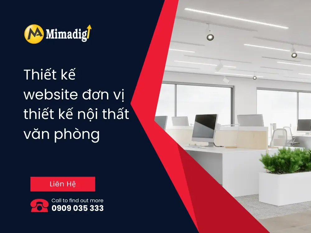 Thiết kế website thiết kế nội thất văn phòng