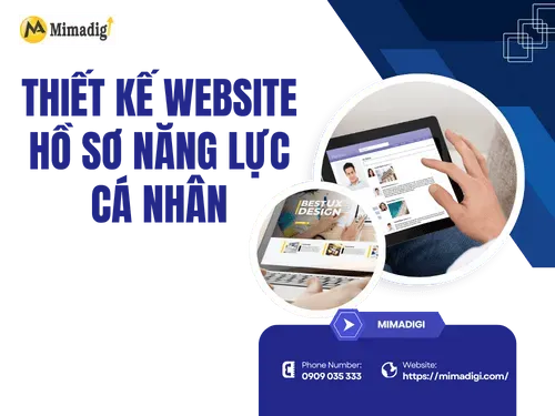 Thiết kế website hồ sơ năng lực cá nhân
