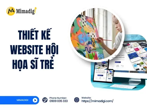 Thiết kế website hội họa sĩ trẻ
