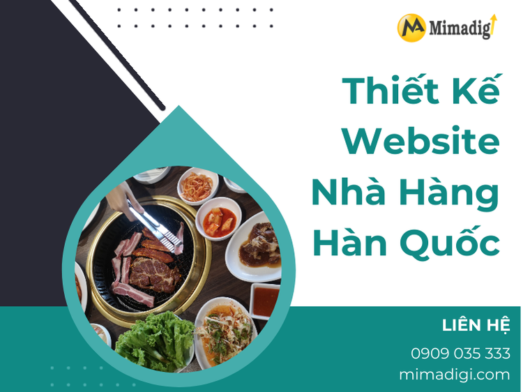 Thiết kế website nhà hàng Hàn Quốc