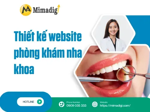 Thiết kế website phòng khám nha khoa