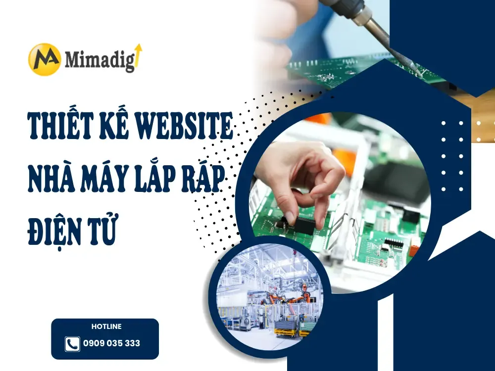 Thiết kế website nhà máy lắp ráp điện tử