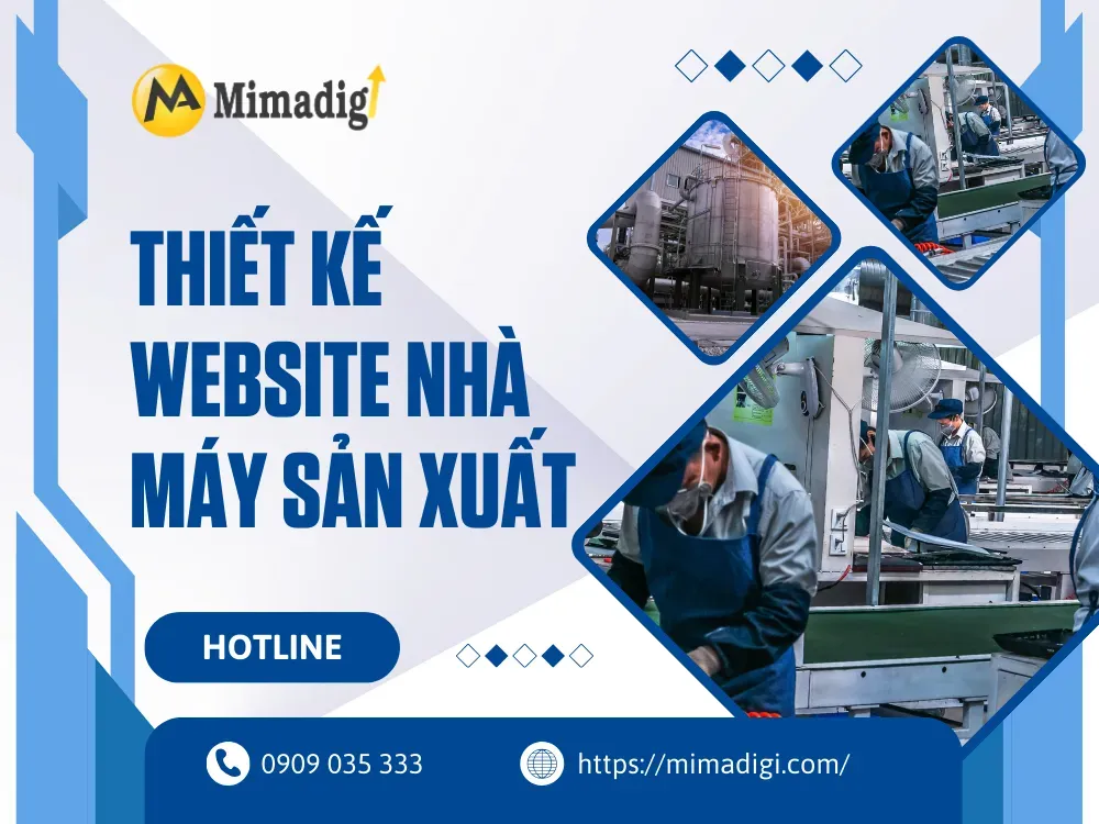 Thiết kế website nhà máy sản xuất