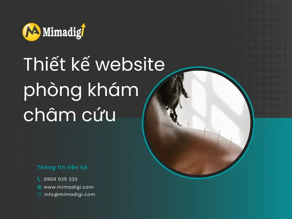 Thiết kế website phòng khám châm cứu