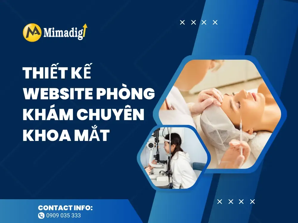 Thiết kế website phòng khám chuyên khoa mắt