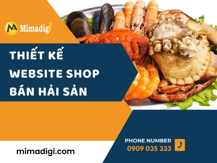 Thiết kế website shop bán hải sản