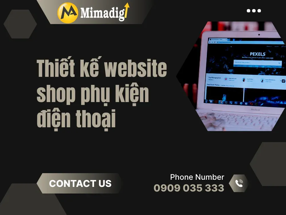 Thiết kế website shop phụ kiện điện thoại