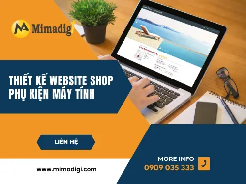 Thiết kế website shop phụ kiện máy tính 
