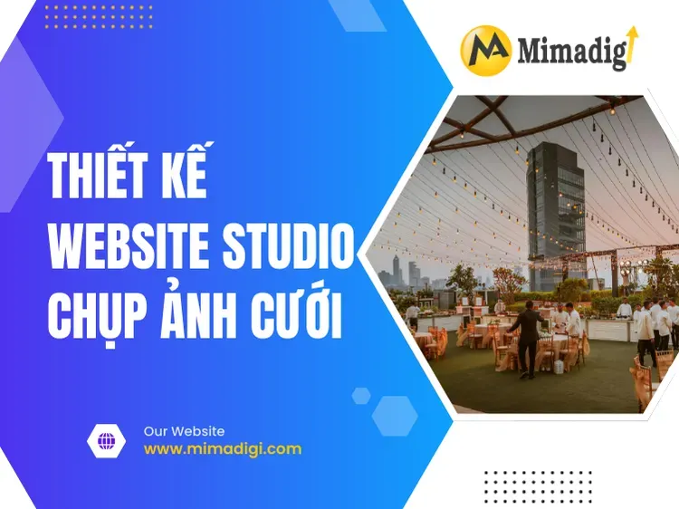 Thiết kế website studio chụp ảnh cưới