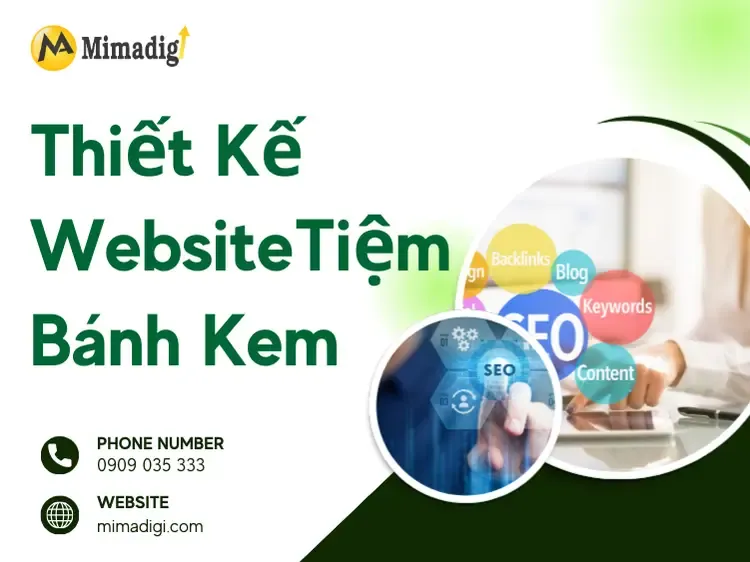 Thiết kế website tiệm bánh kem