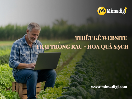 Thiết kế website trại trồng rau – hoa quả sạch