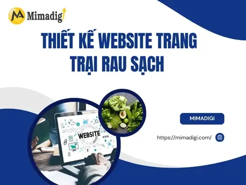 Thiết kế website trang trại rau sạch