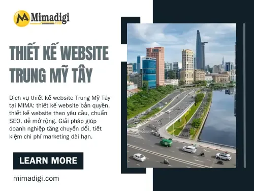 Thiết kế website Trung Mỹ Tây