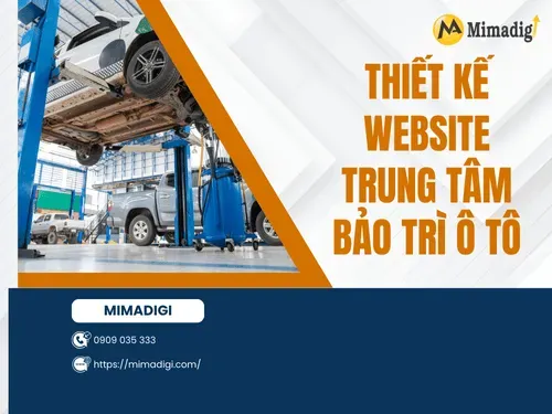 Thiết kế website trung tâm bảo trì ô tô