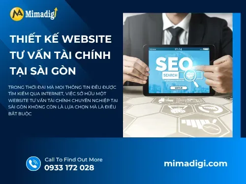 Thiết kế website tư vấn tài chính tại Sài Gòn