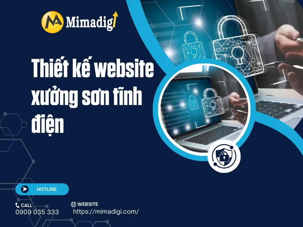 Thiết kế website xưởng sơn tĩnh điện