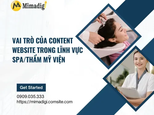 Content website cho spa/thẩm mỹ viện