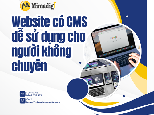 Website có CMS dễ sử dụng cho người không chuyên